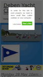Mobile Screenshot of debenyachtclub.co.uk