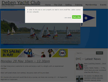 Tablet Screenshot of debenyachtclub.co.uk